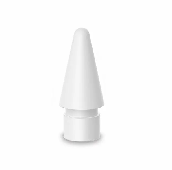 White plastic replacement capacitive pen nib for Apple Pencil 1st and 2nd generation stylus