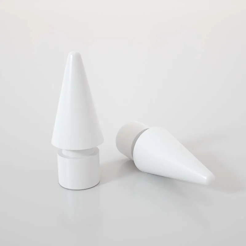 White plastic replacement capacitive pen nib for Apple Pencil 1st and 2nd generation stylus