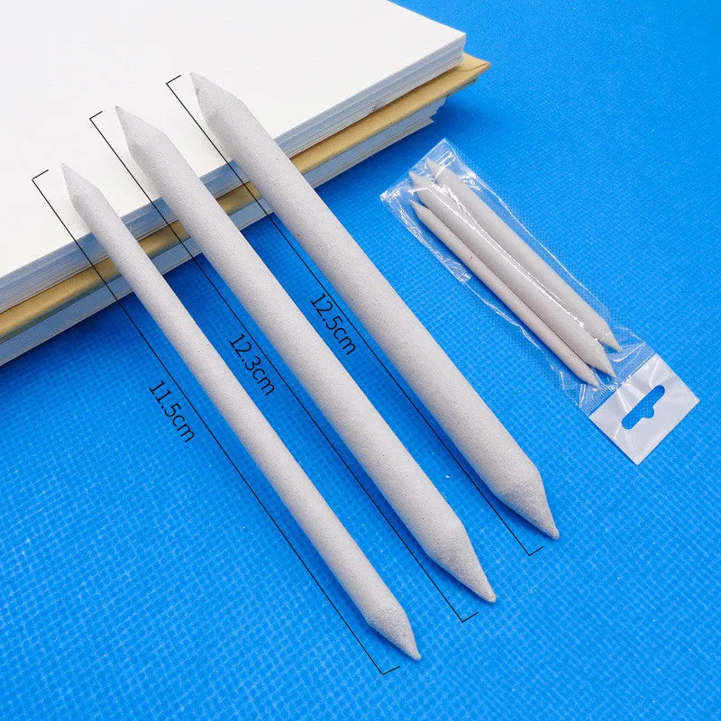 Set of rice paper eraser pens in pen format with 3 or 6 sticks for art sketching