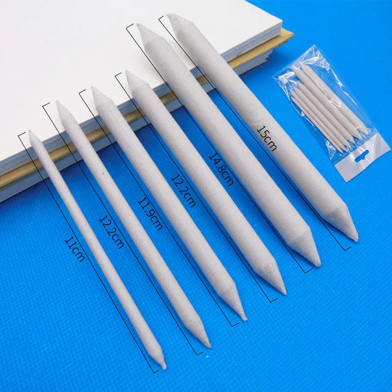 Set of rice paper eraser pens in pen format with 3 or 6 sticks for art sketching