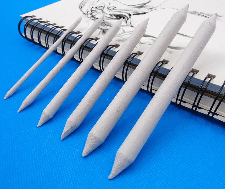 Set of rice paper eraser pens in pen format with 3 or 6 sticks for art sketching