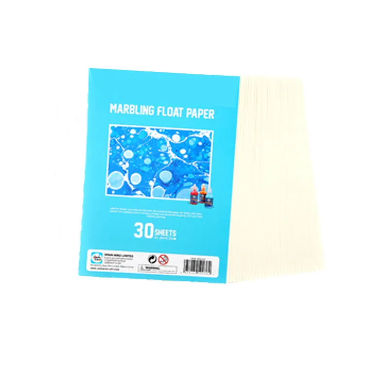 Gouache water painting set with 12 colour pots and paper sheets
