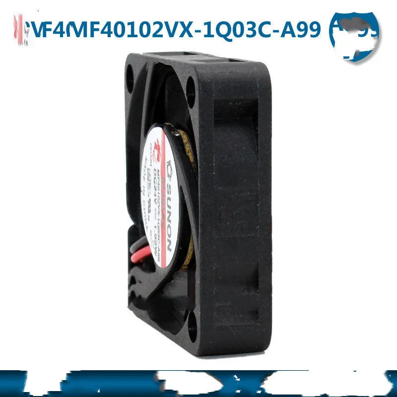MF40102VX-1Q03C-A99 24V 4cm DC axial cooling fan with black frame and blades