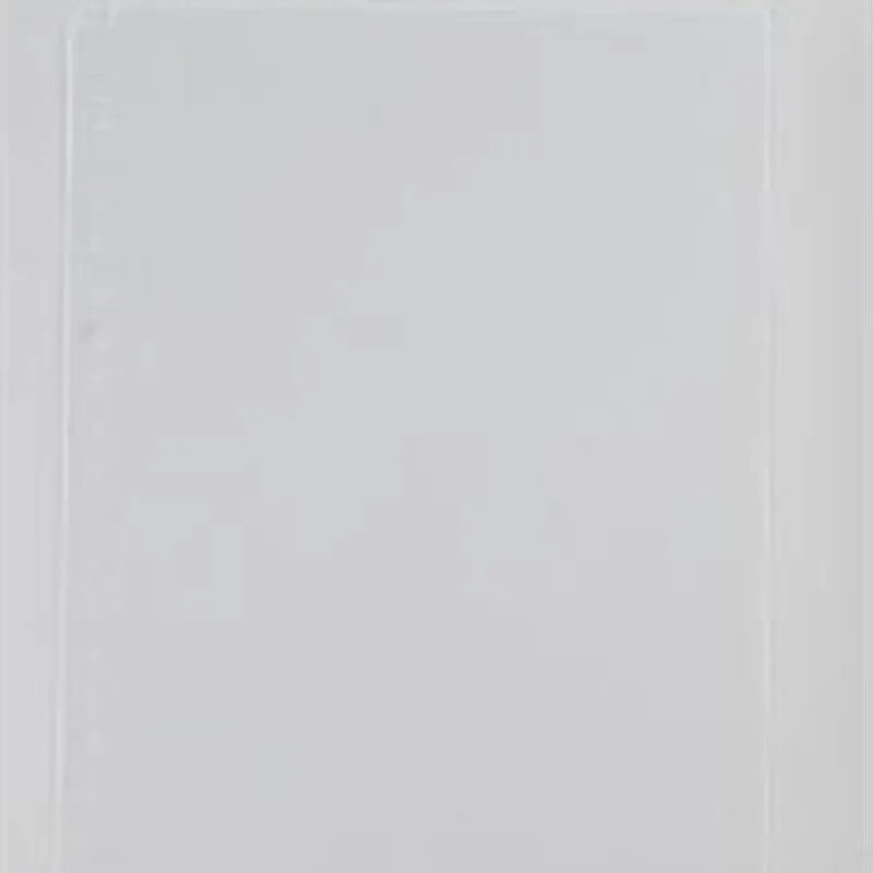 Plastic flipbook cover clip in frosted transparent finish for A5 paper