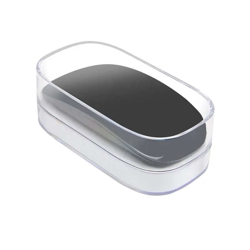 Ultra-thin touch wireless mouse in black, 1600dpi, 2.4GHz USB