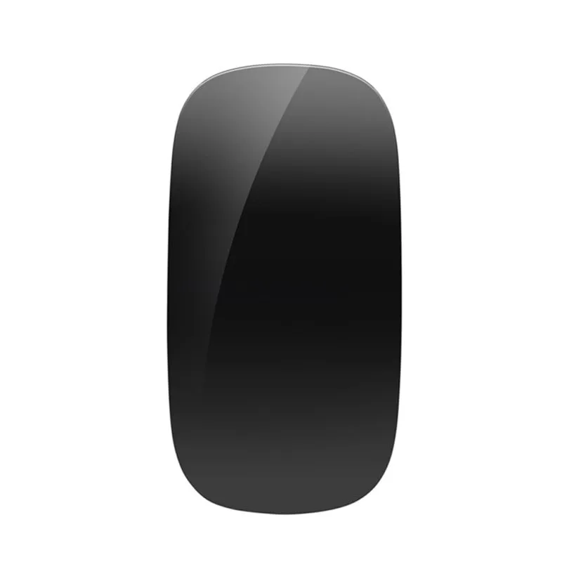 Ultra-thin touch wireless mouse in black, 1600dpi, 2.4GHz USB