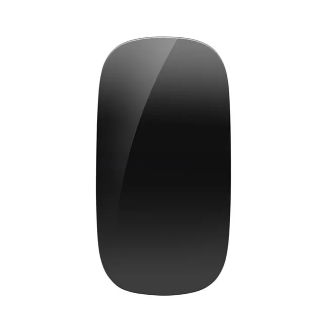 Ultra-thin touch wireless mouse in black, 1600dpi, 2.4GHz USB