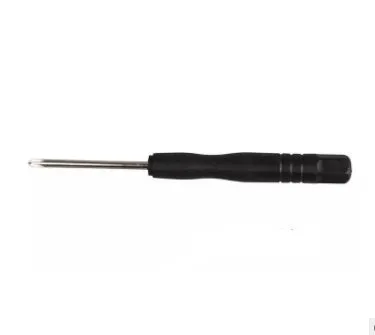 Multi-tool small screwdriver driver with black 45# steel heads, 83mm length, 2mm diameter, slotted and Phillips