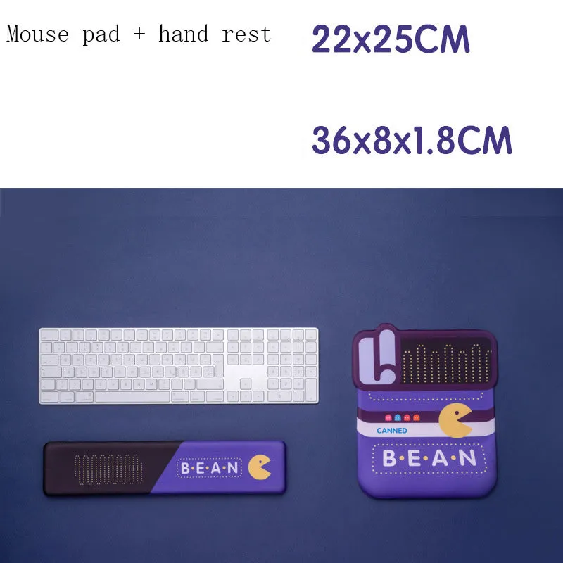 Memory foam keyboard hand rest with slow rebound in 36cm size, cloth cover, black
