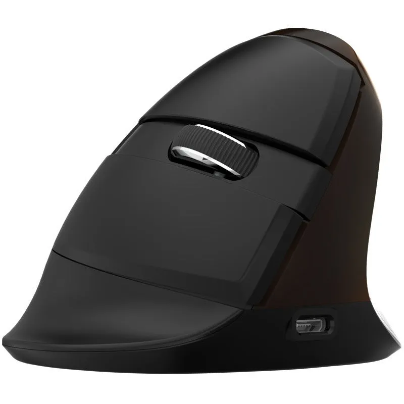 M618mini left and right hand wireless mouse in white colour with USB receiver and charging cable