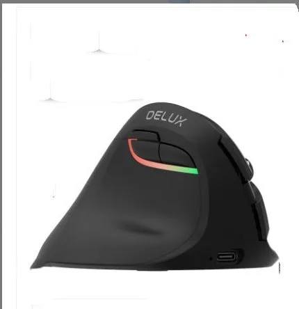 M618mini left and right hand wireless mouse in white colour with USB receiver and charging cable