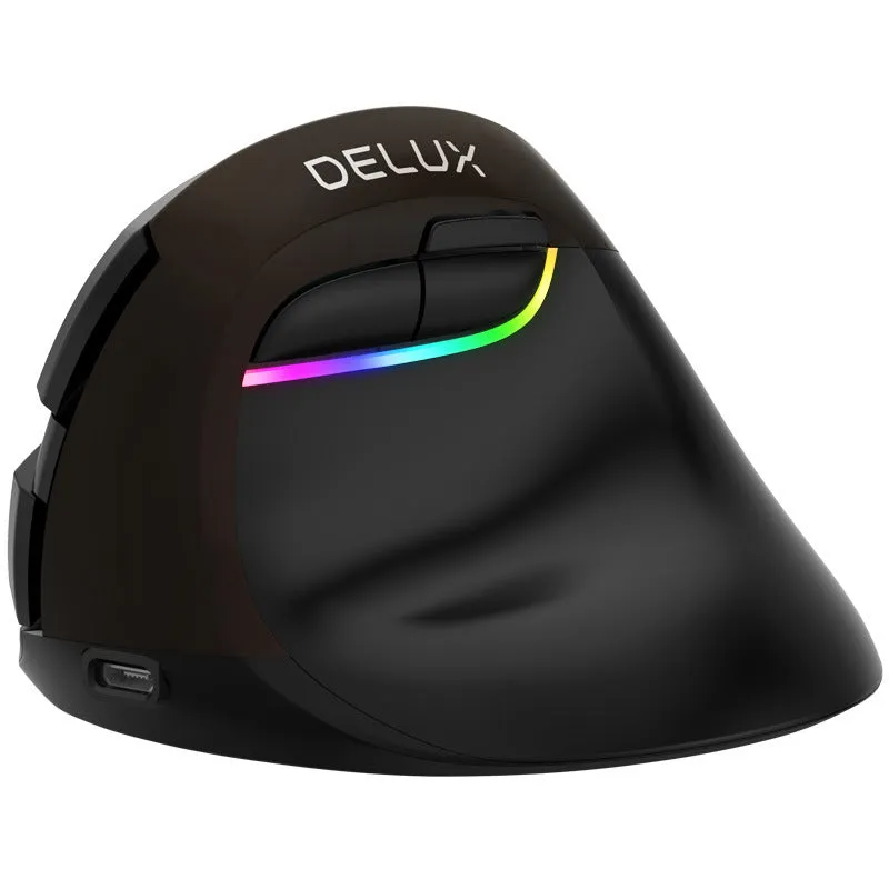 M618mini left and right hand wireless mouse in white colour with USB receiver and charging cable