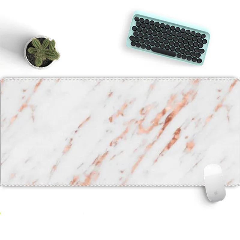 Texture lock-edge gaming mouse pad large non-slip rubber cloth desk mat 300x600mm to 400x900mm solid patterns
