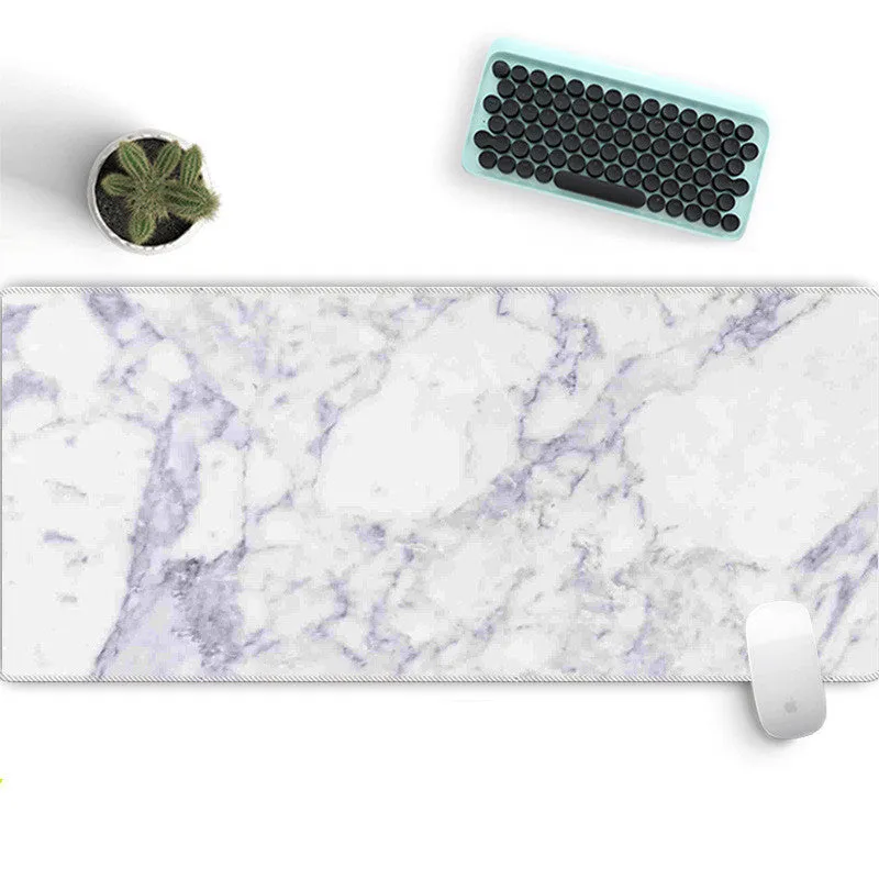 Texture lock-edge gaming mouse pad large non-slip rubber cloth desk mat 300x600mm to 400x900mm solid patterns