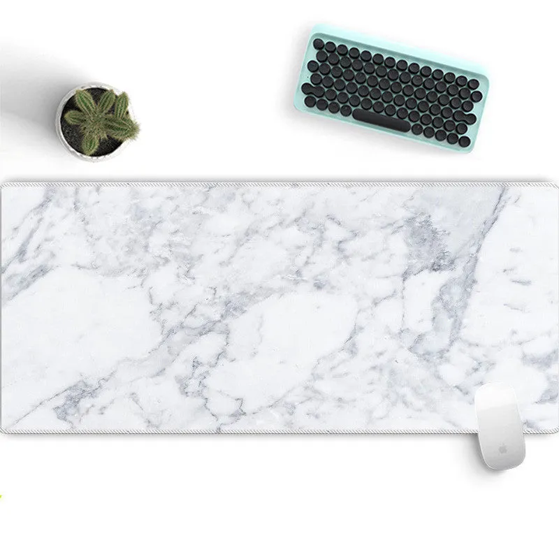 Texture lock-edge gaming mouse pad large non-slip rubber cloth desk mat 300x600mm to 400x900mm solid patterns