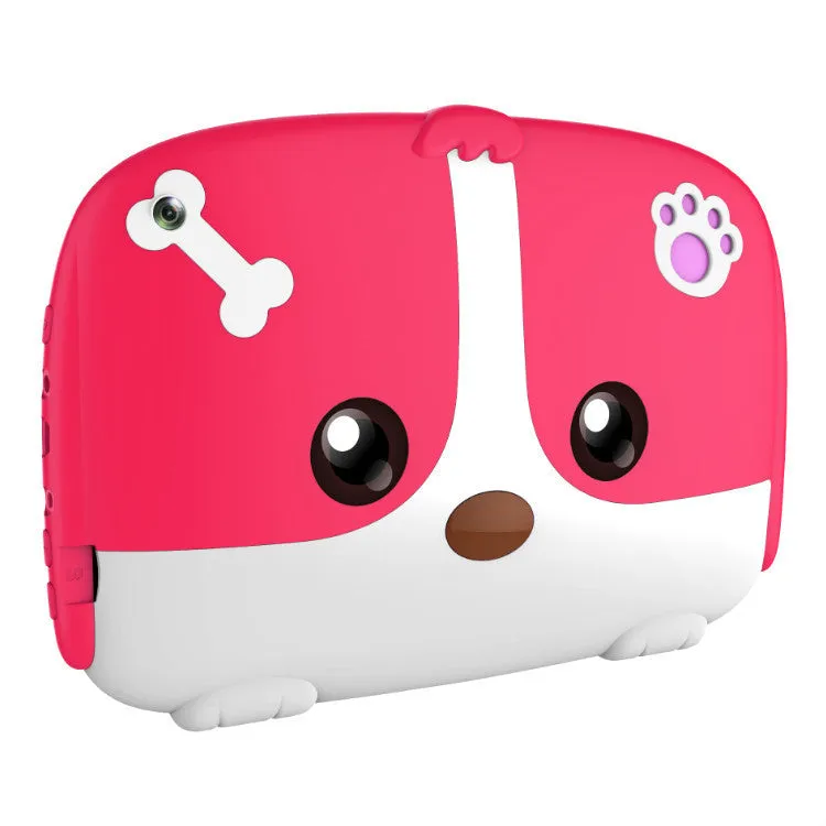 Colourful Android quad core tablet for children with high clear screen, plastic build, available in blue green orange pink