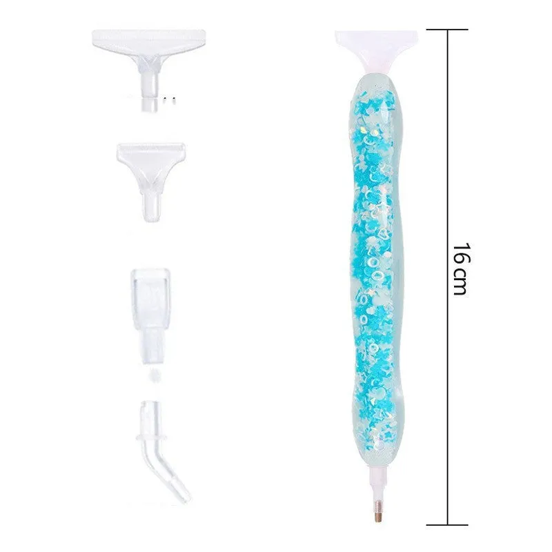 Luminous resin diamond painting dot drill pen in glow-in-the-dark colour, manual craft tool