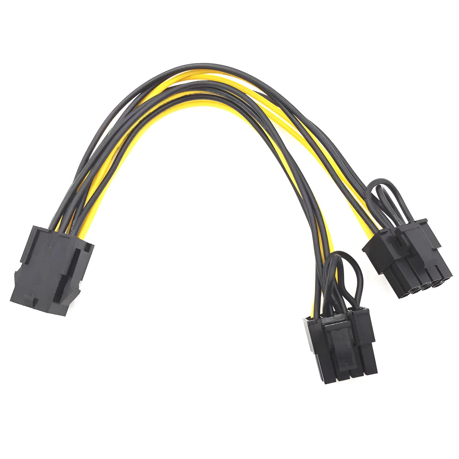 6pin to dual 8pin graphics card power supply cable with oxygen-free copper wire for desktop PC