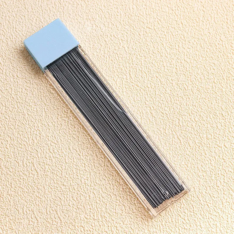 Automatic pencil press 0.5mm no sharpening in peach colour with plastic body and refills