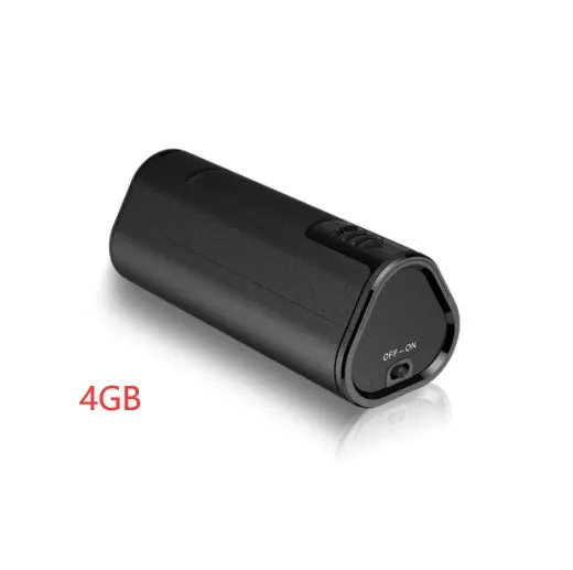 Q51 voice recorder black compact size 25mm by 65mm by 26mm with recording controls