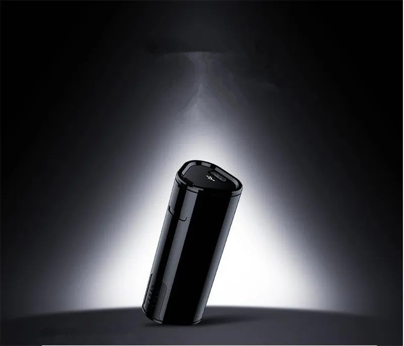 Q51 voice recorder black compact size 25mm by 65mm by 26mm with recording controls