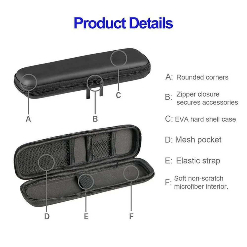 Black multifunctional stationery box storage bag in square shape with solid colour finish, composite material, available in multiple sizes.