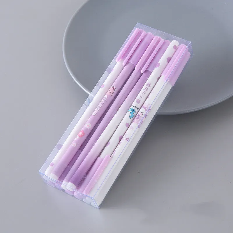 Plastic ballpoint pen with 0.5mm fine point, available in 10 colour options for office and stationary use