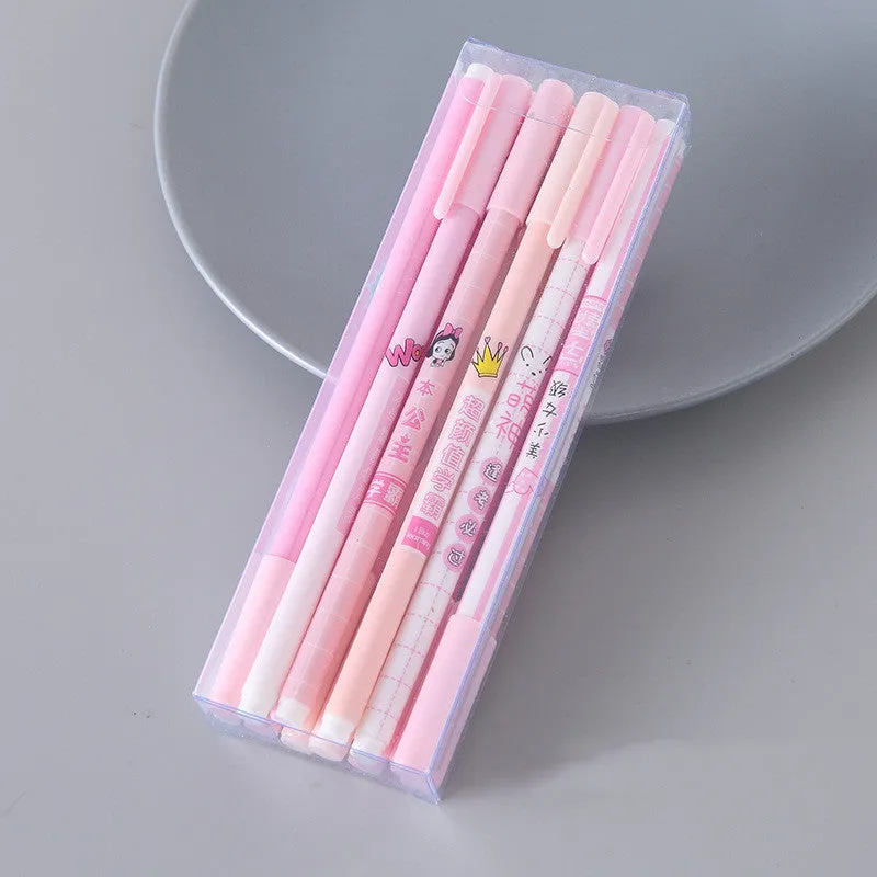 Plastic ballpoint pen with 0.5mm fine point, available in 10 colour options for office and stationary use