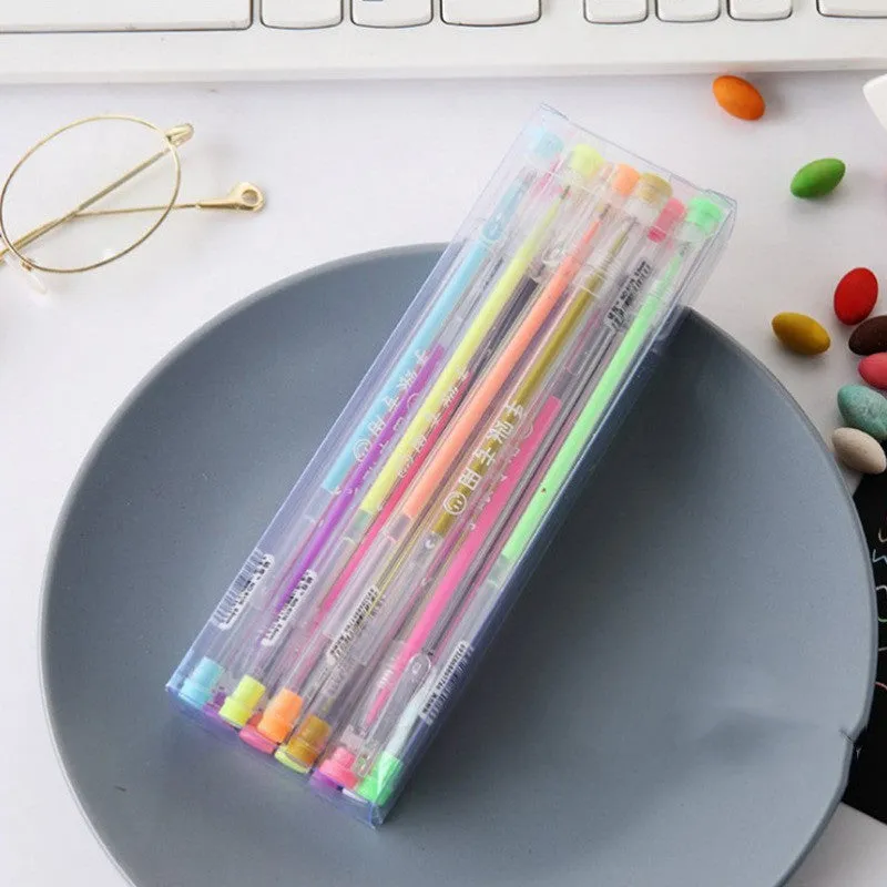 Plastic ballpoint pen with 0.5mm fine point, available in 10 colour options for office and stationary use