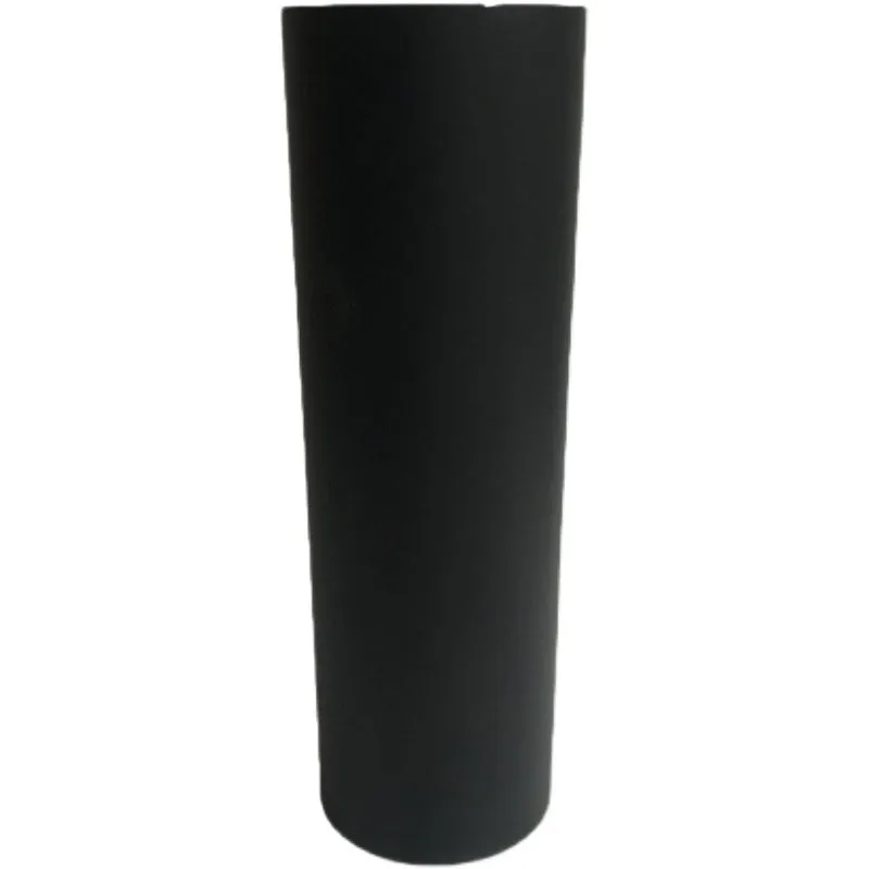 A4 matte black PVC self-adhesive sticker sheets in fine sand finish, 50 sheets per pack
