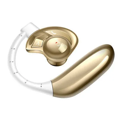 Emini UFO painless Bluetooth headset hanging ear single ear wireless gun black for driving sports
