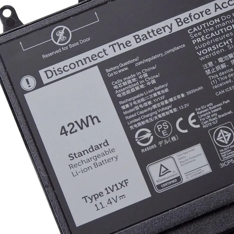Dell 5501 5401 1V1XF 42WH 11.4V built-in laptop battery