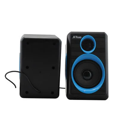 USB cable speaker with 3.5mm audio plug for computer use, random colour finish