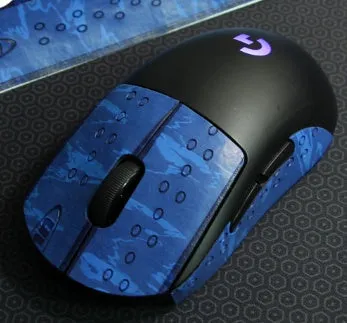 Second generation GPX mouse anti-skid sticker grip tape for mouse buttons in black grey