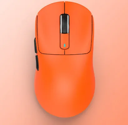 Bluetooth computer mouse with three connectivity modes in black, white, lavender, red, or orange colour options