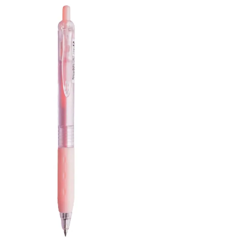 Plastic Bullet Student Neutral Brush Questions Gel Pens 0.5mm Black Ink Office Stationery Pens Box of 12 in 5 Colours Blue Green Grey Pink Yellow