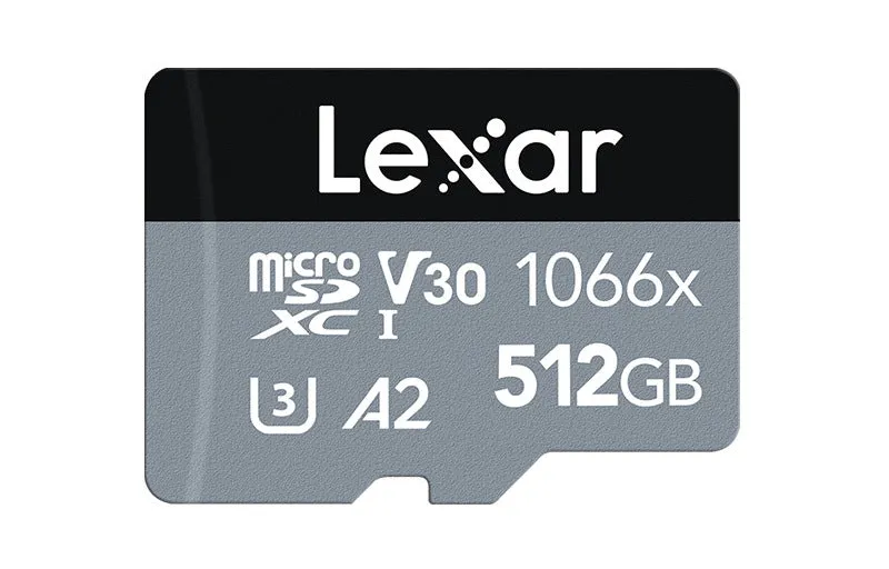 Lexar 1066x TF memory card 64GB to 512GB A2 U3 V30 high speed for 4K UAV and action camera