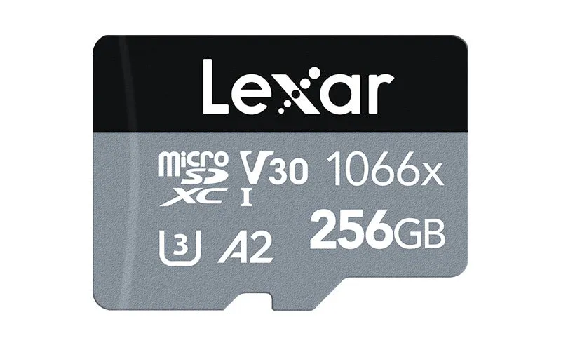 Lexar 1066x TF memory card 64GB to 512GB A2 U3 V30 high speed for 4K UAV and action camera