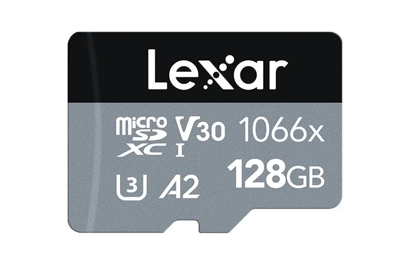 Lexar 1066x TF memory card 64GB to 512GB A2 U3 V30 high speed for 4K UAV and action camera