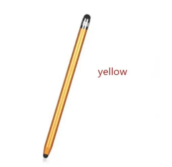 Universal two-in-one metal touch stylus pen for mobile phones and tablets in various colours.