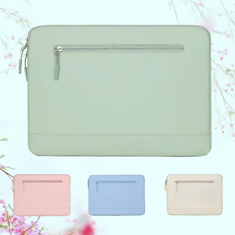 Oxford cloth laptop bag protective case for 13-15.6 inch laptops, available in pink green blue beige grey
