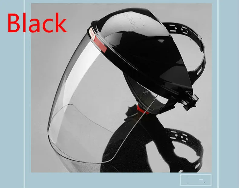 Heat-proof oil fume mask in PC material for kitchen cooking, black colour option