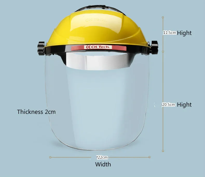 Heat-proof oil fume mask in PC material for kitchen cooking, black colour option