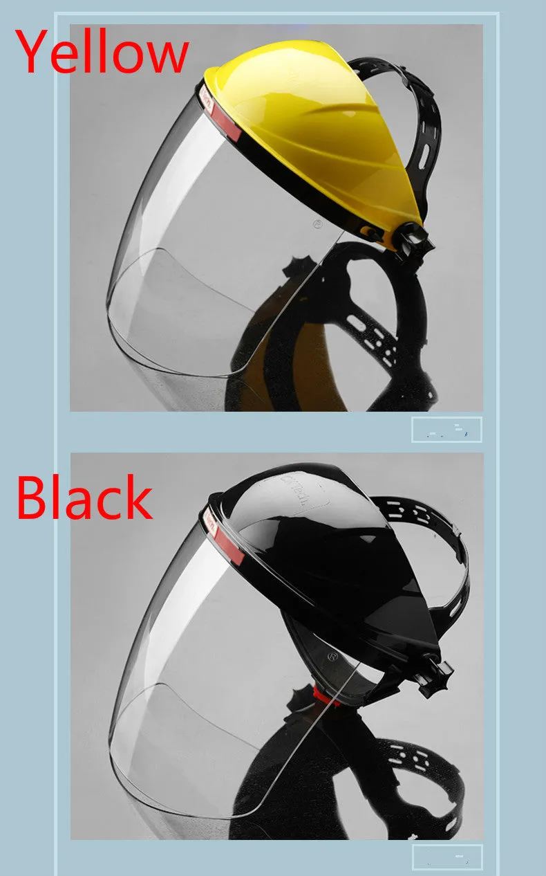 Heat-proof oil fume mask in PC material for kitchen cooking, black colour option