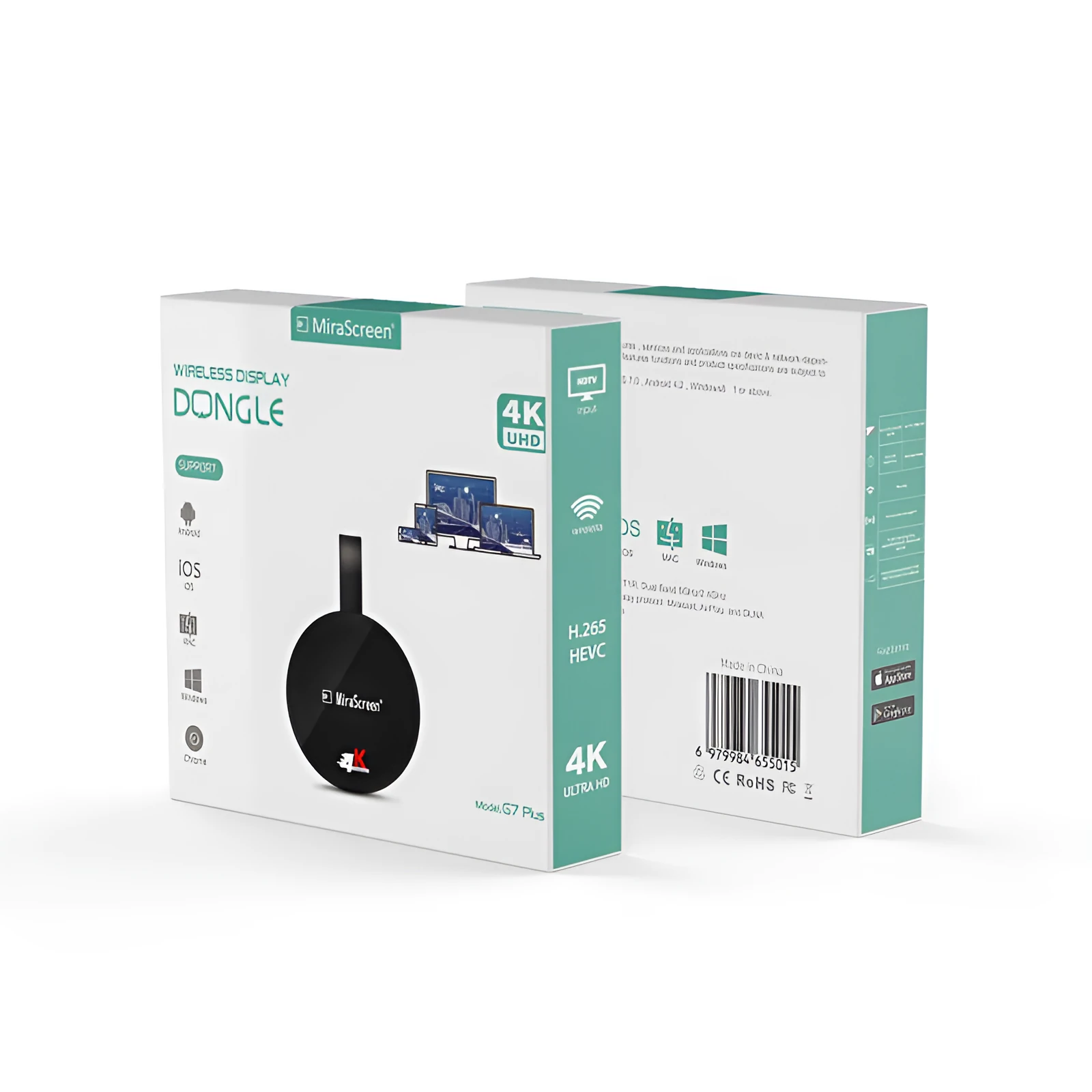 Mobile Wifi Push Treasure 5G same screen device with HDMI cable for wireless phone to TV mirroring