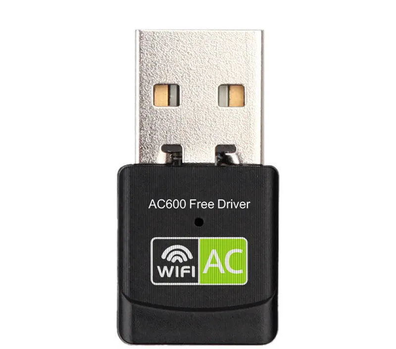 KR27AC mini USB wireless network card 600Mbps in black compact size