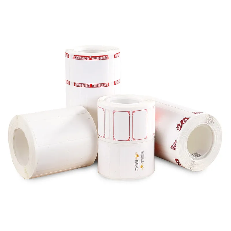 Thermal waterproof self-adhesive label paper for B21 B3S printers in assorted colours and shapes