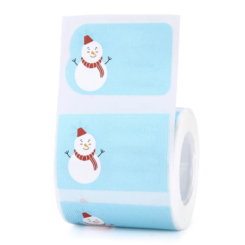 Thermal waterproof self-adhesive label paper for B21 B3S printers in assorted colours and shapes