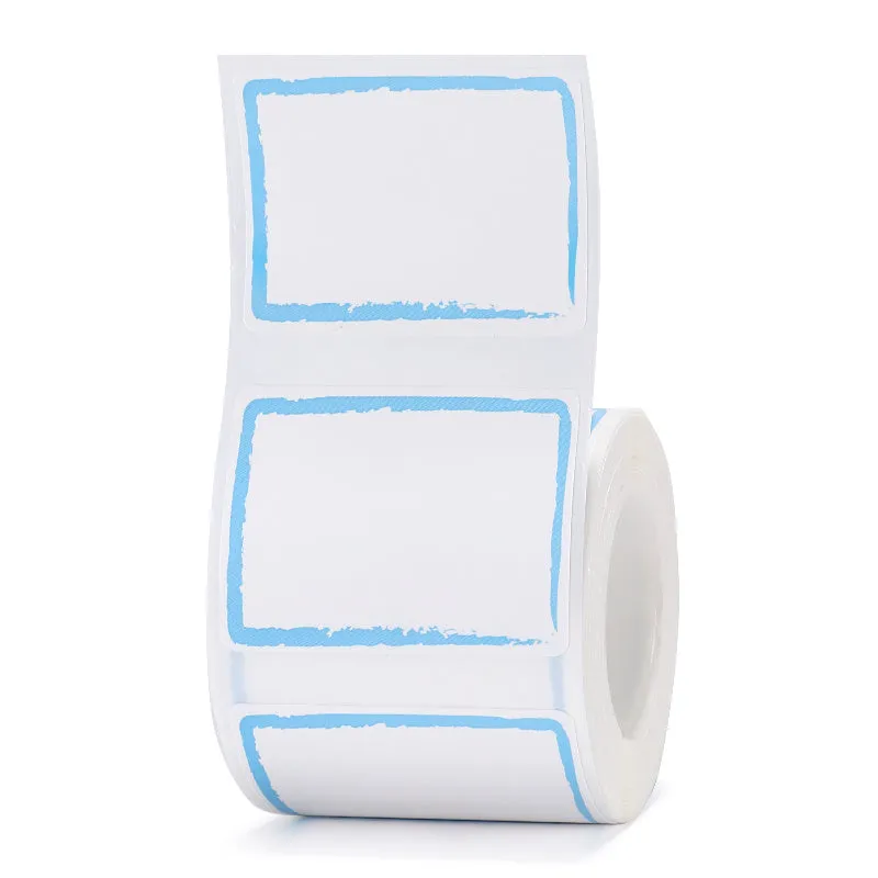 Thermal waterproof self-adhesive label paper for B21 B3S printers in assorted colours and shapes