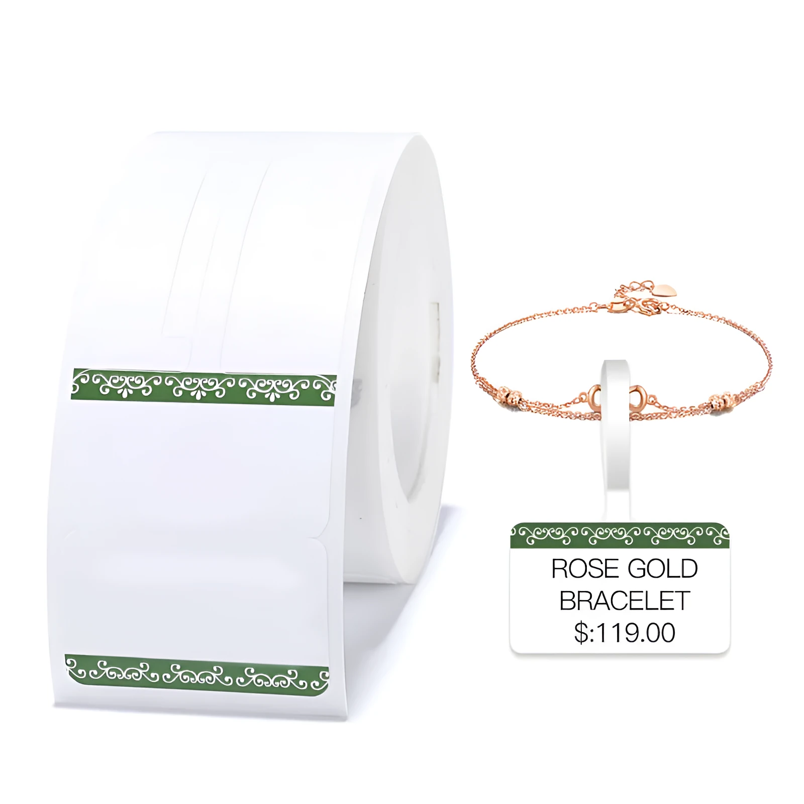 Thermal waterproof self-adhesive label paper for B21 B3S printers in assorted colours and shapes